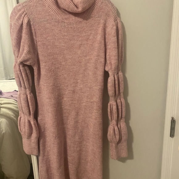 Pink bubble knit dress - Picture 5 of 7